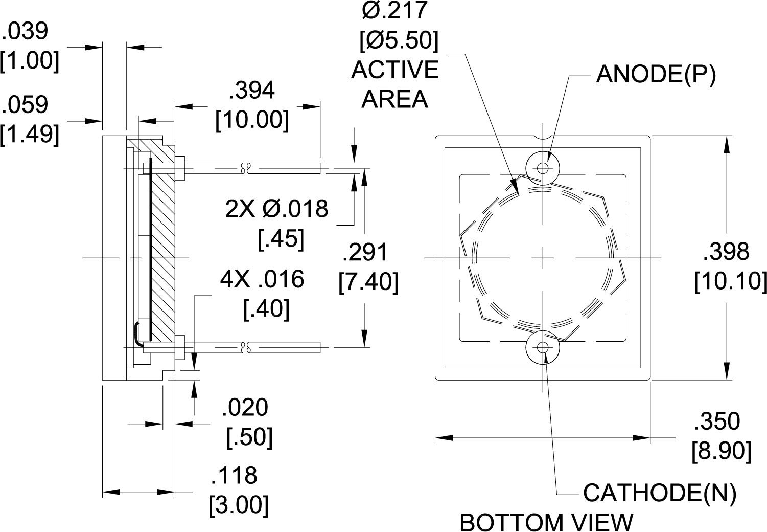 Opto Diode Corp UVG20S for sale
