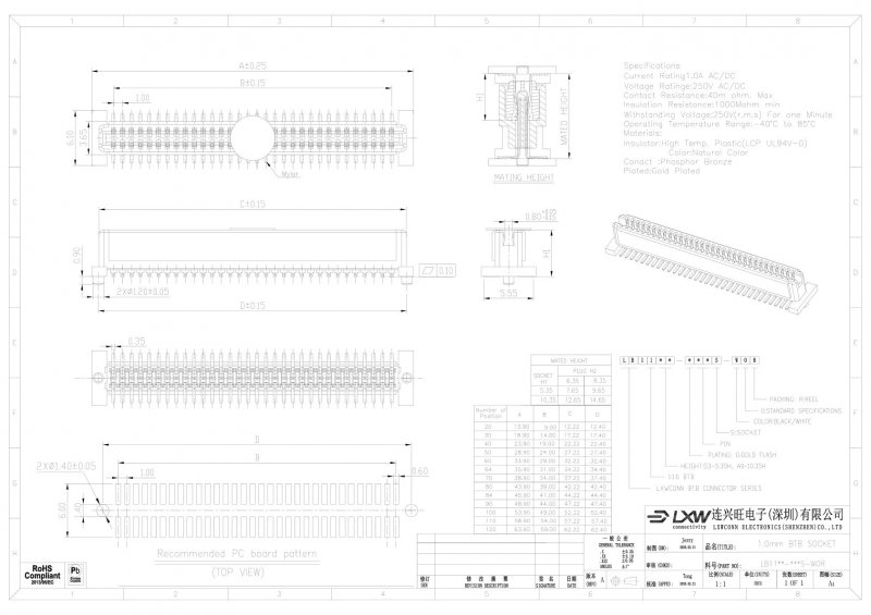 LXWCONN LB1153-G80S-W0R index 2