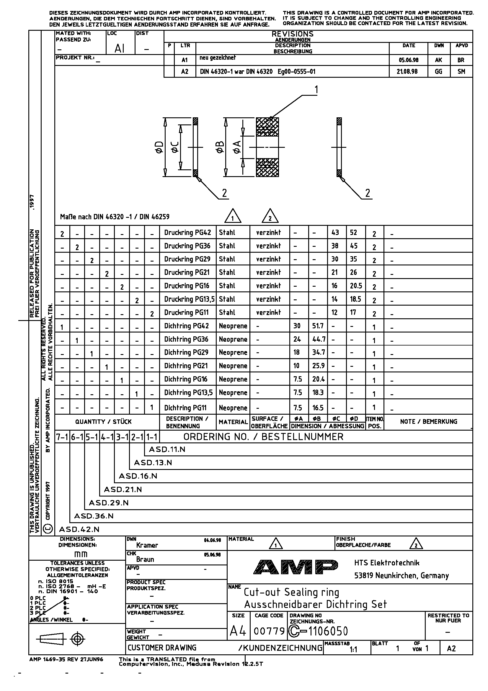 TE Connectivity 4-1106050-1 for sale