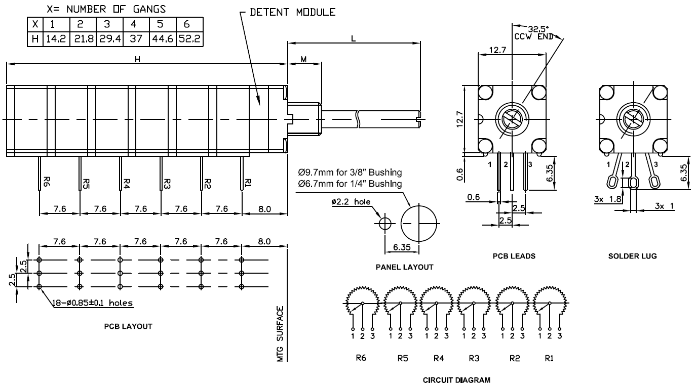 TT Electronics P260T-S1AS3AB10K for sale