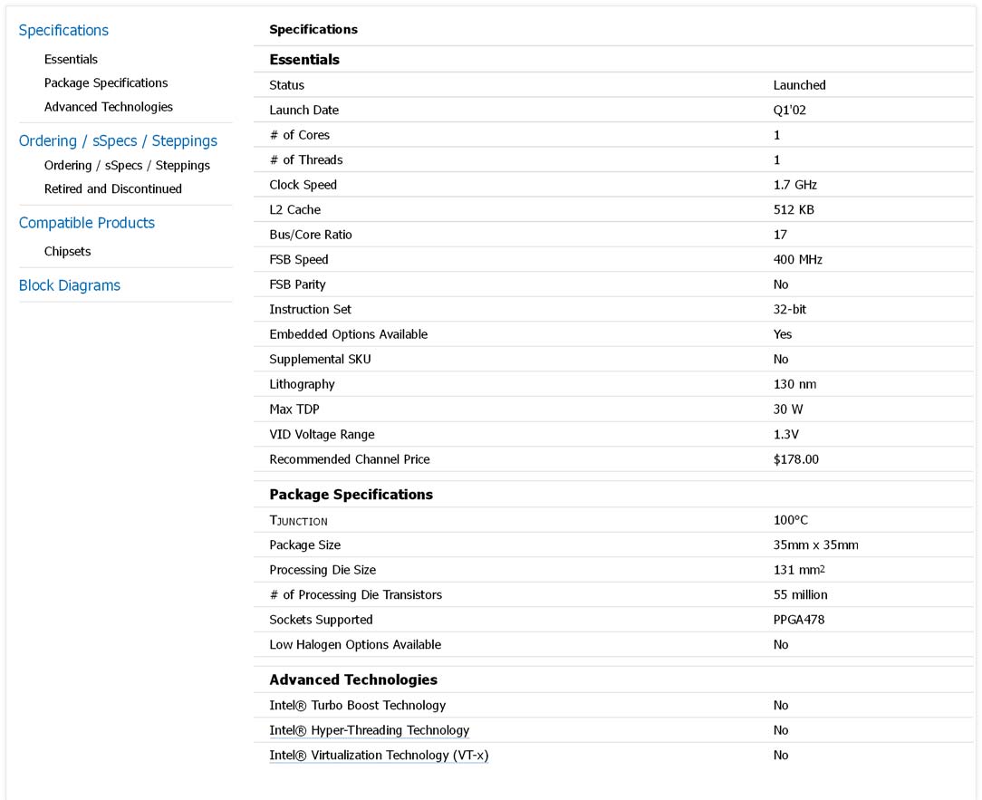 Intel/Altera RH80532GC049512 for sale