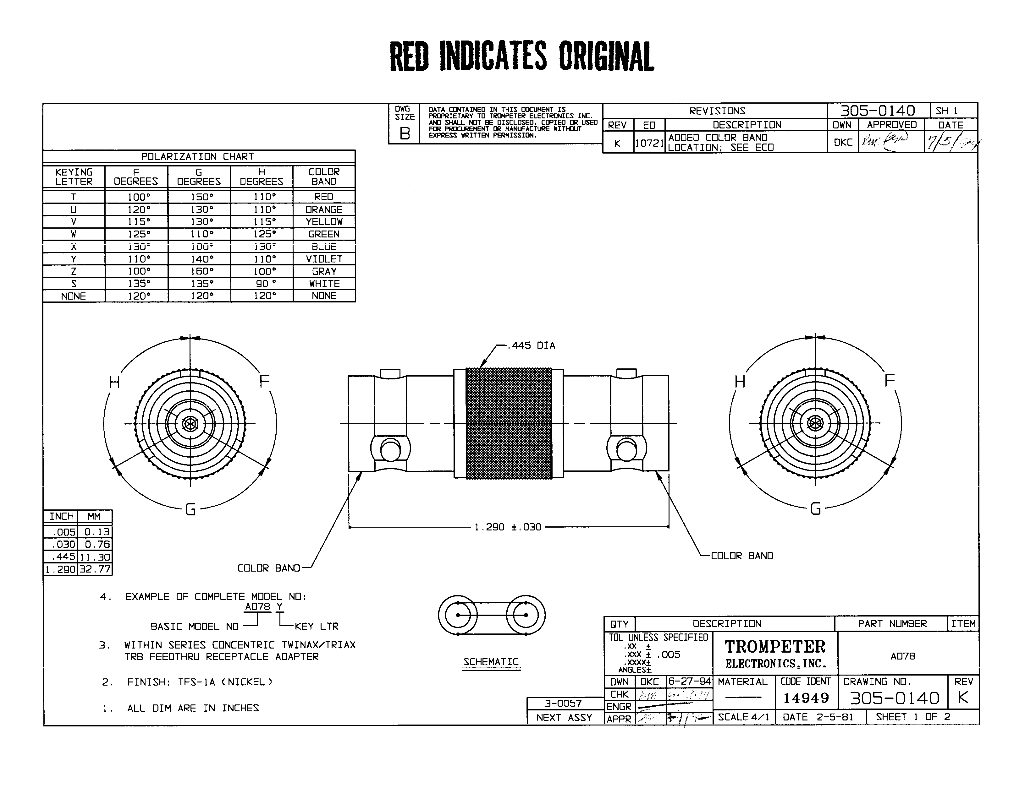 Bel Fuse AD78 for sale