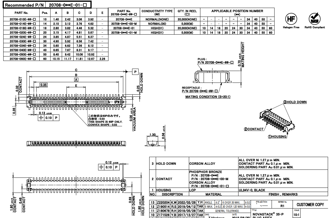 I-PEX 20709-050E-01 for sale