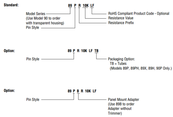 TT Electronics 89PR500LFTB for sale