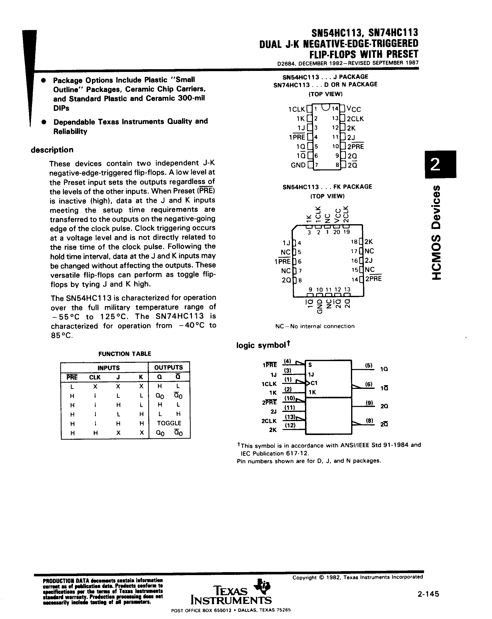 Rochester Electronics 54HC113J/B for sale