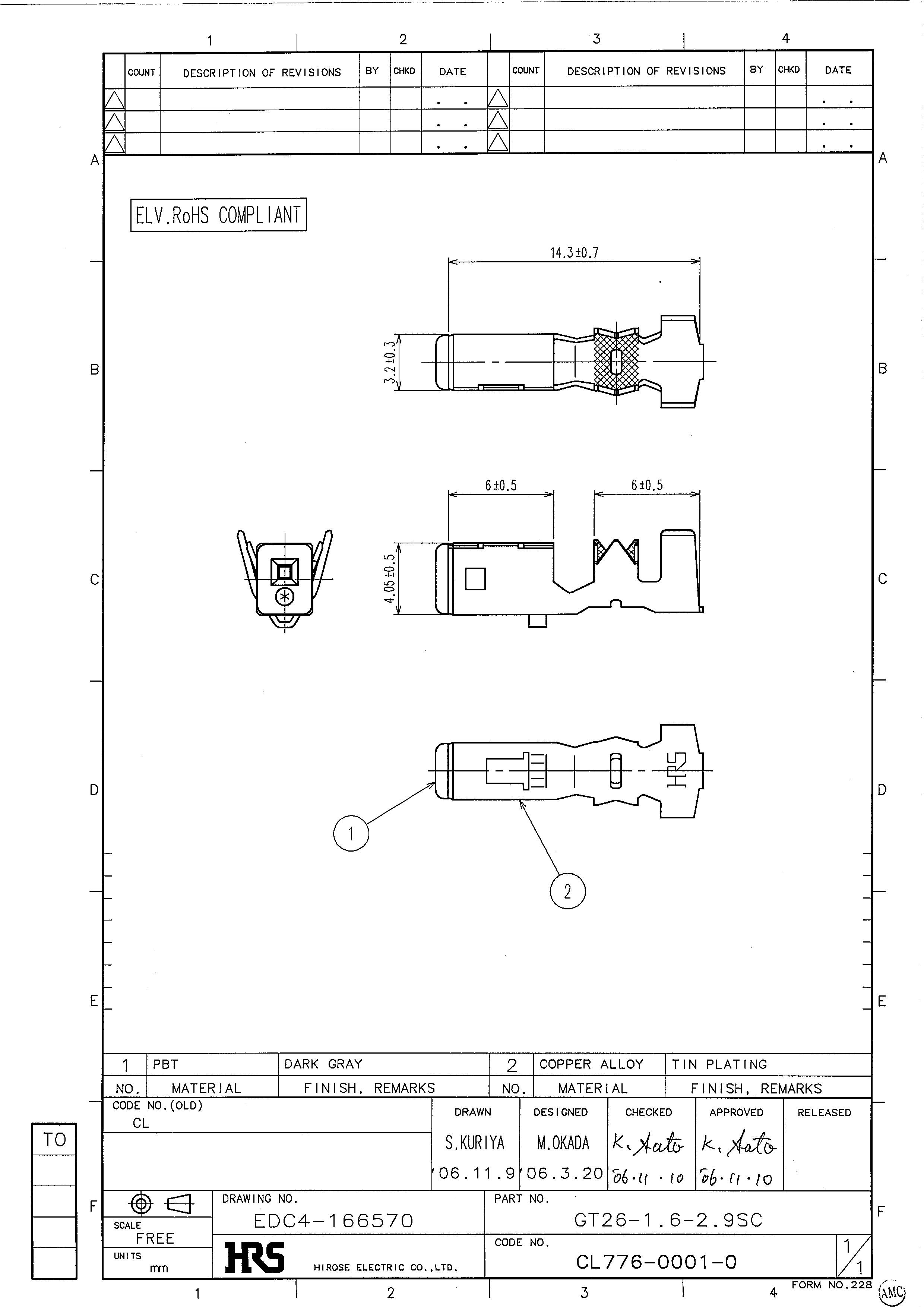 HRS GT26-1.6-2.9SC for sale