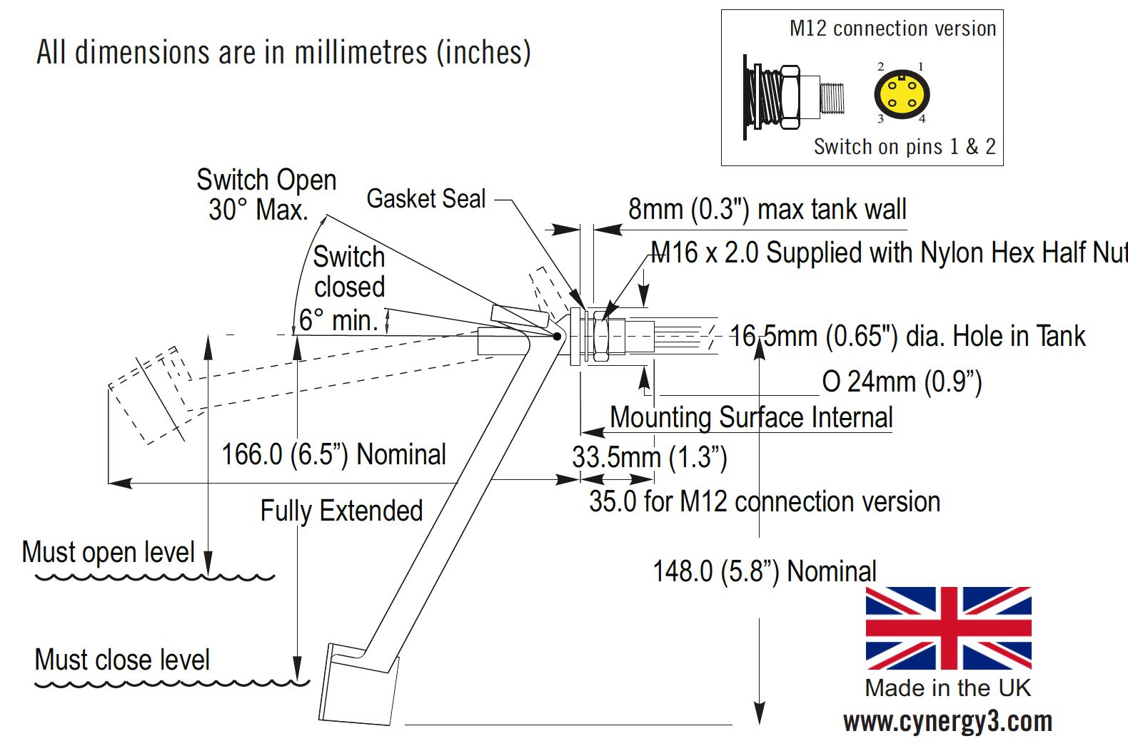 Sensata RSF26H050TG for sale