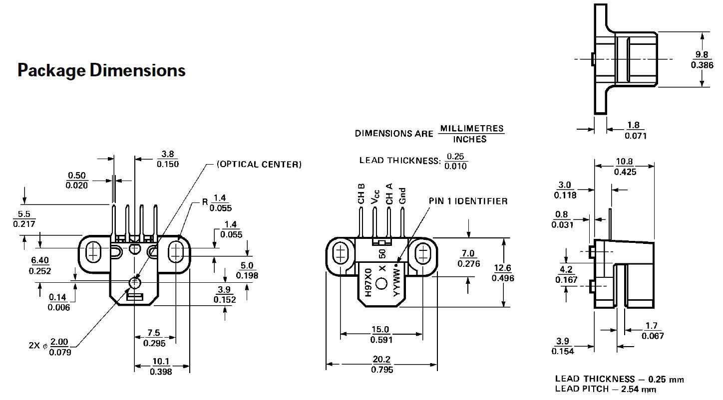 Broadcom HEDS-9780#G50 for sale