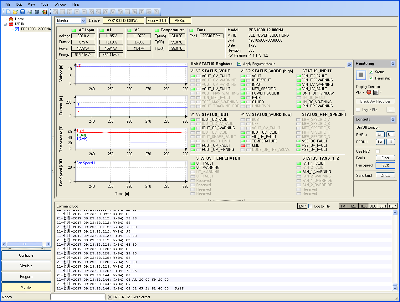 Bel Fuse PES1600-12-080NA for sale