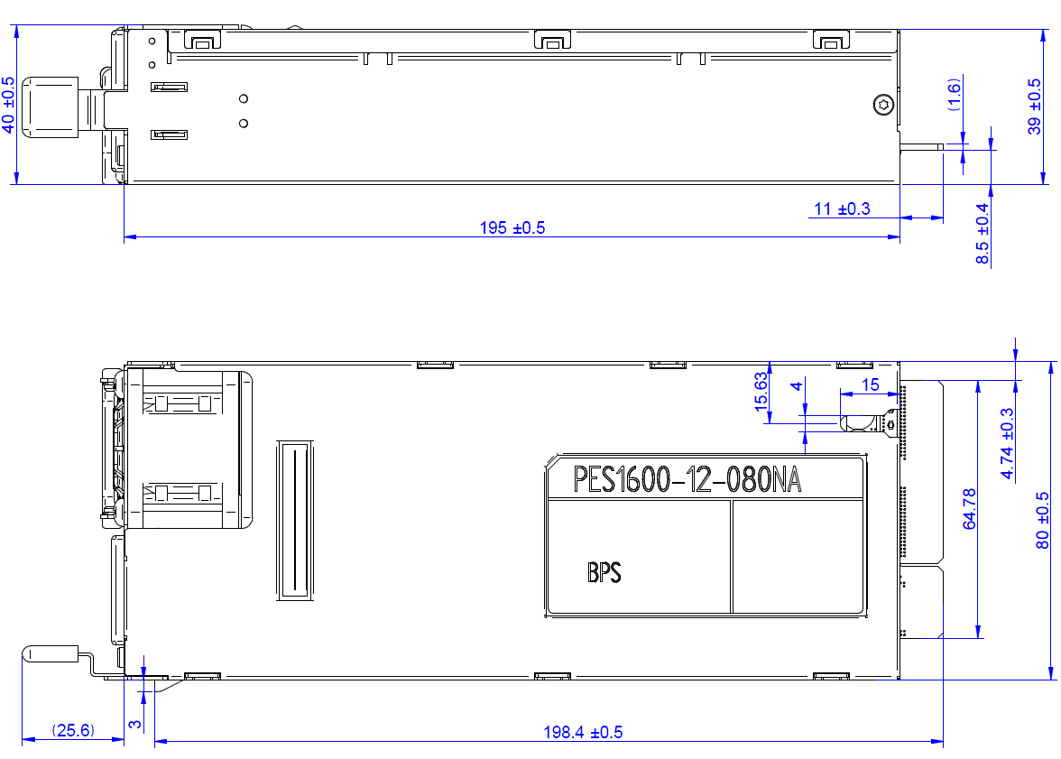 Bel Fuse PES1600-12-080NA for sale