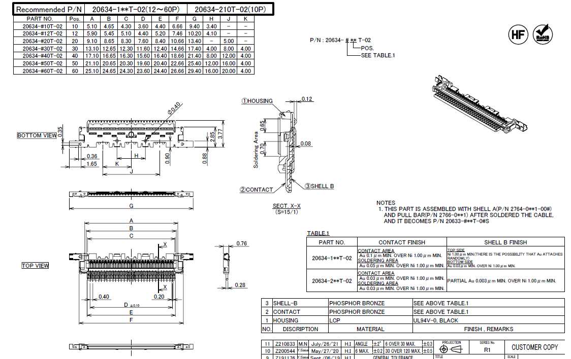 I-PEX 81423-100B-02-D for sale