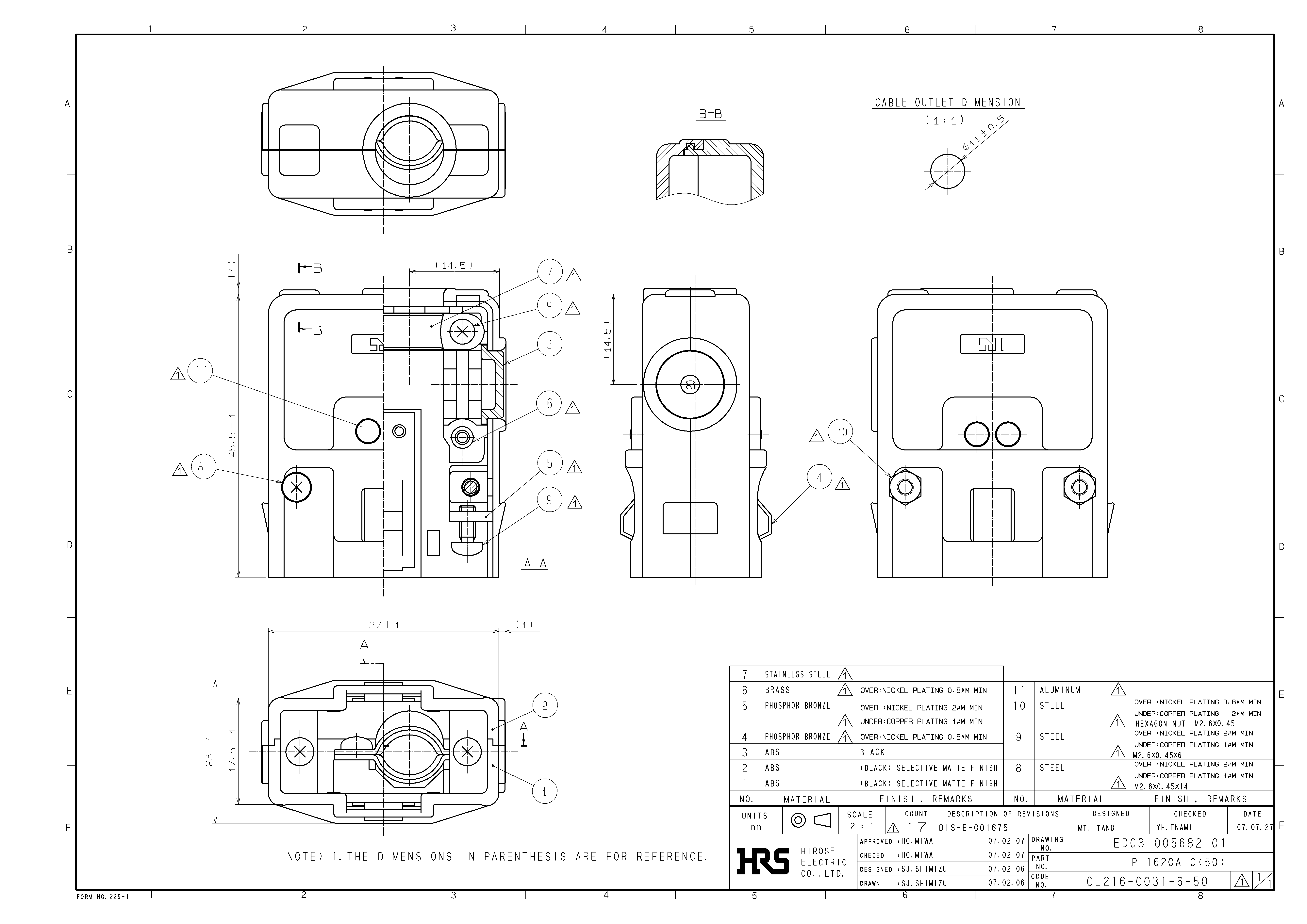 HRS P-1620A-C(50) for sale