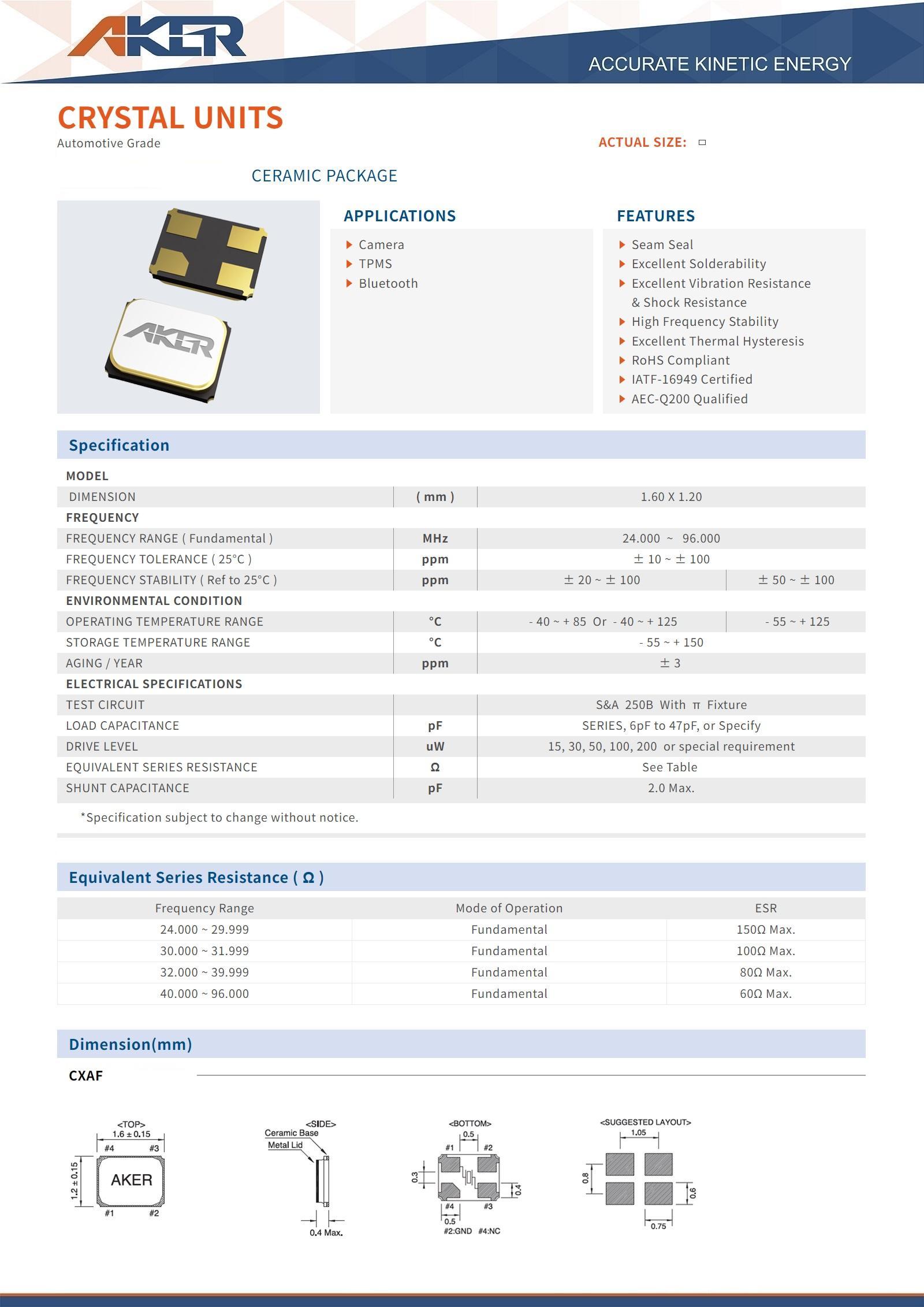AKER CXAF-032000-BF08D40 for sale