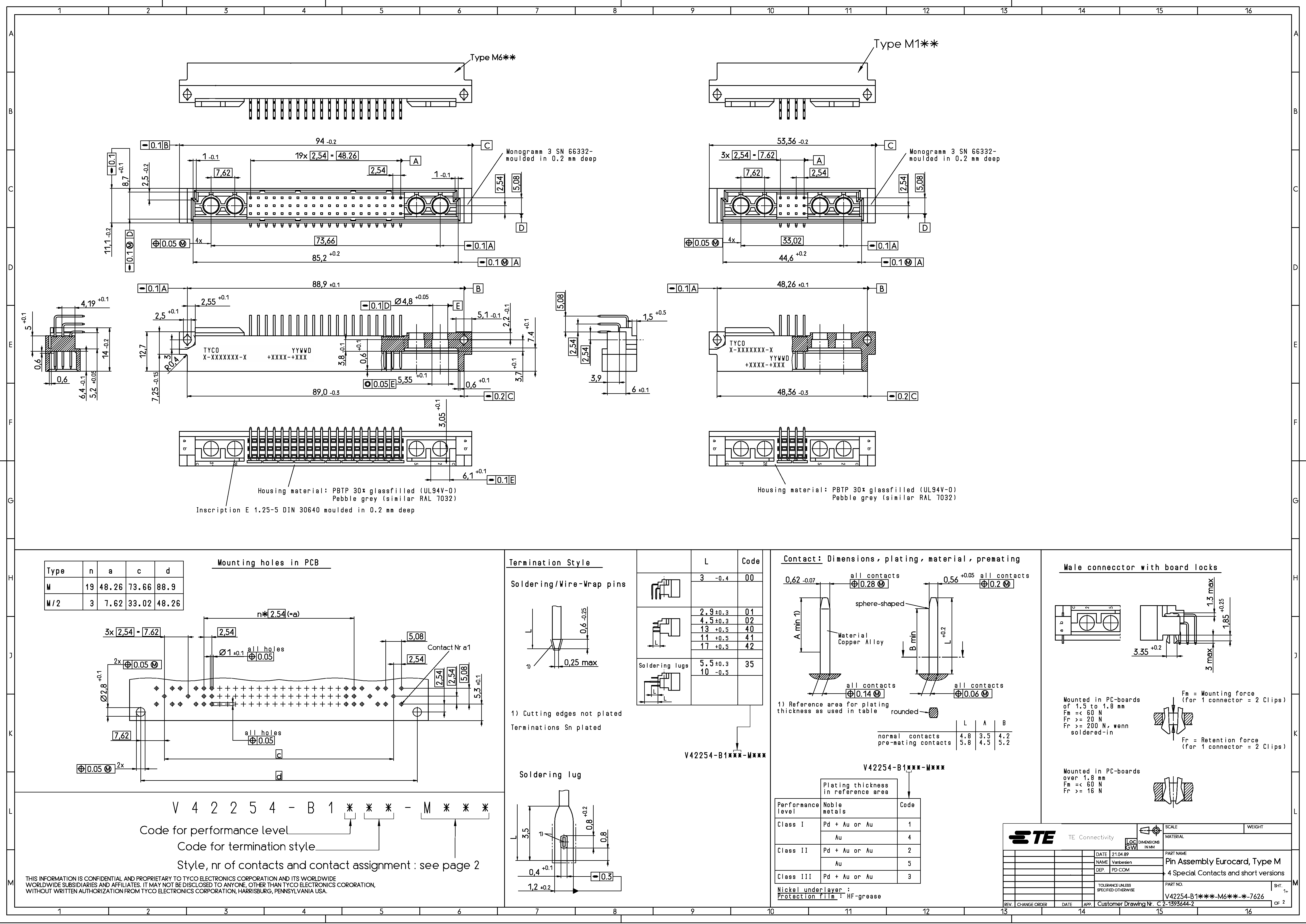 TE Connectivity 1-1393645-1 for sale