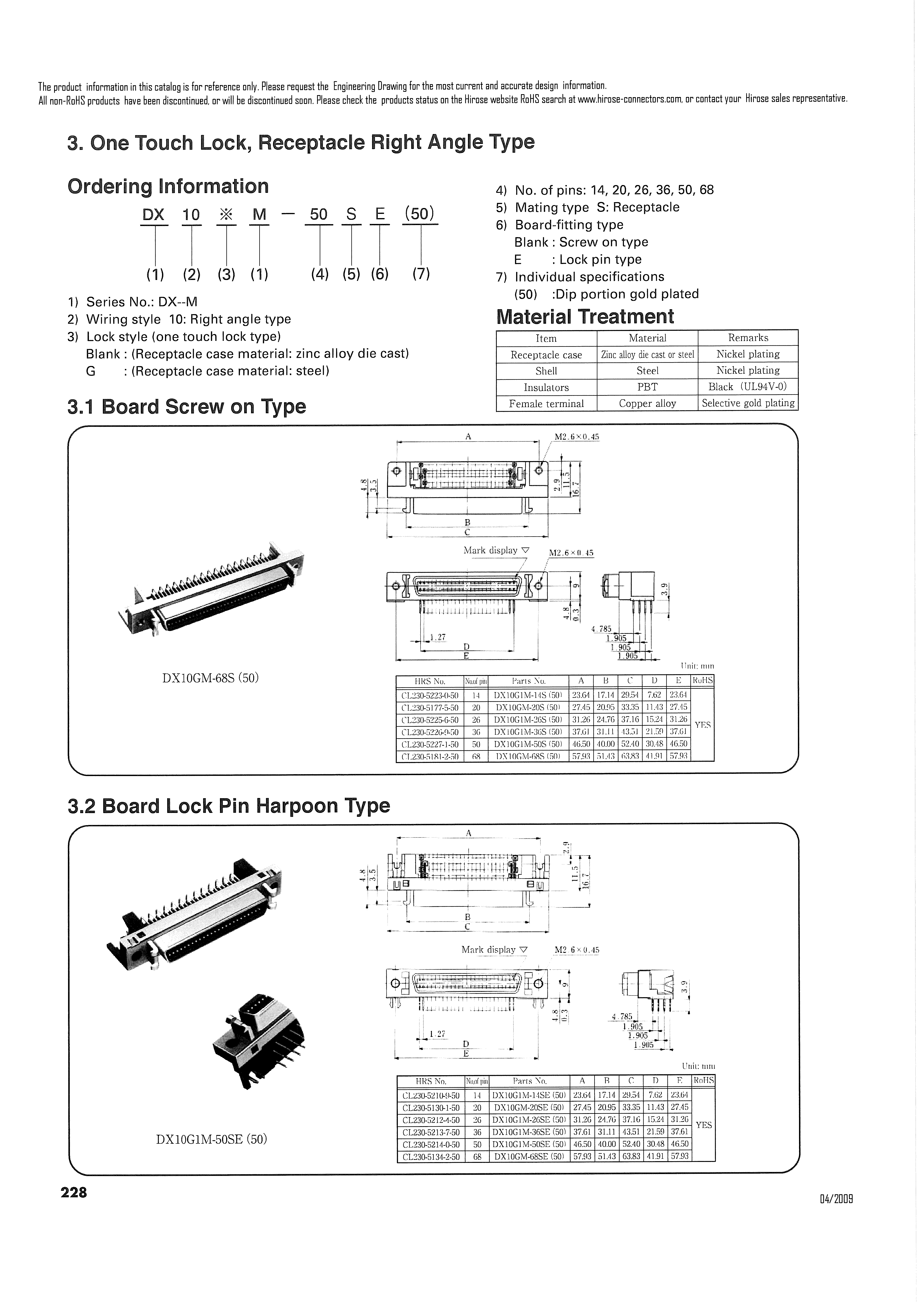 HRS DX30M-68-CV3 for sale