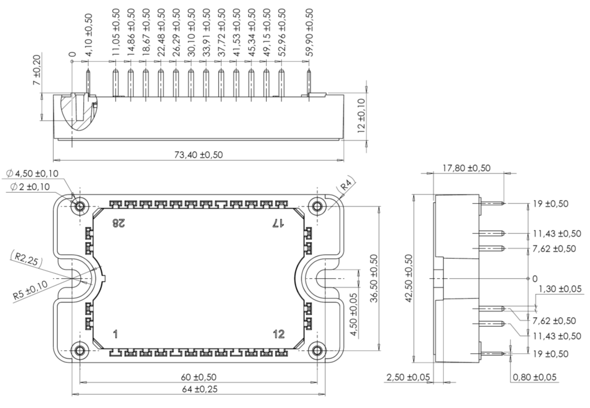 MICROCHIP MSCSM70TAM19CT3AG for sale