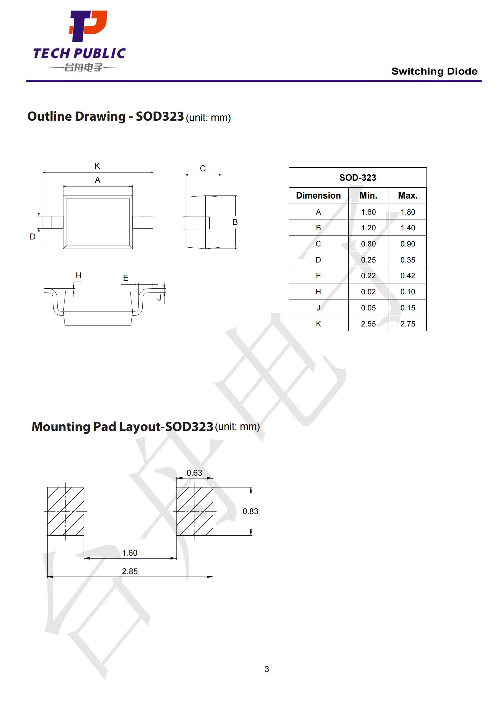 TECH PUBLIC 1N4148WX for sale