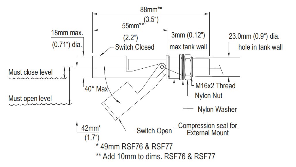 Sensata RSF77YVP for sale
