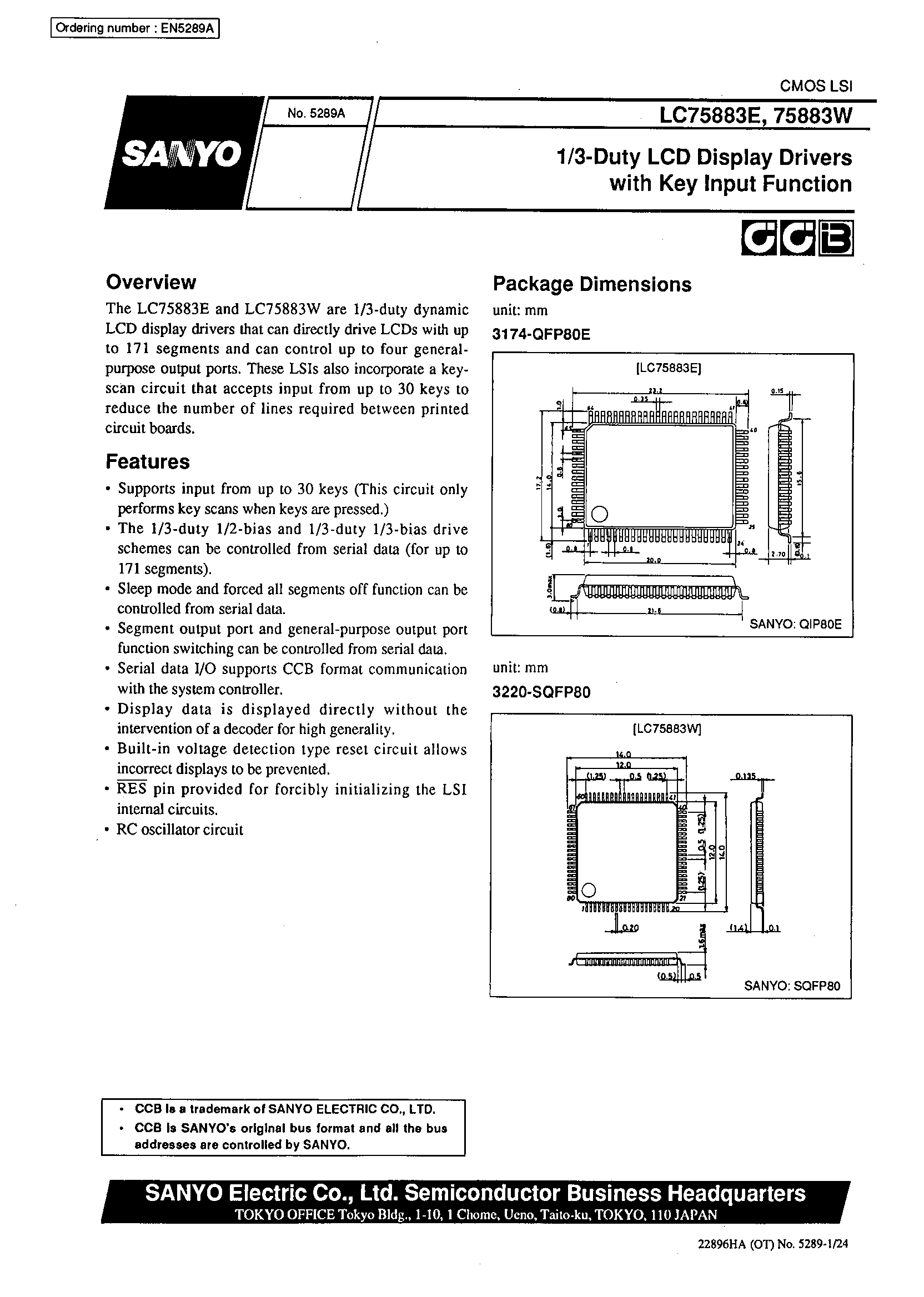 onsemi LC75883E-E for sale