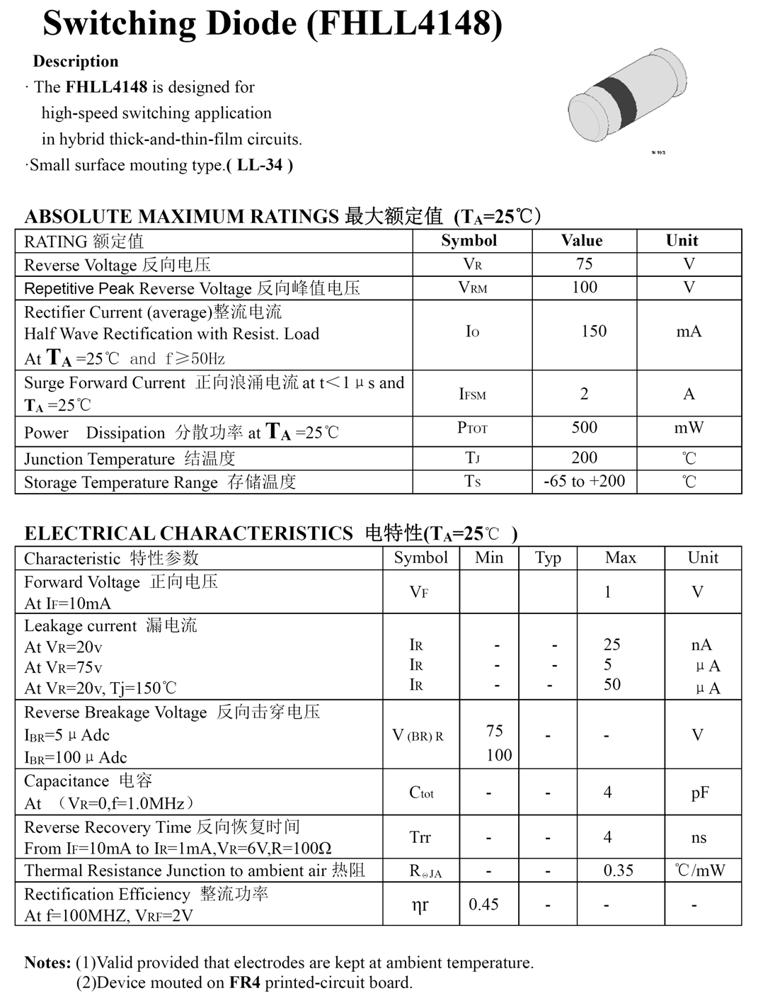 FH FHLL4148-XE for sale