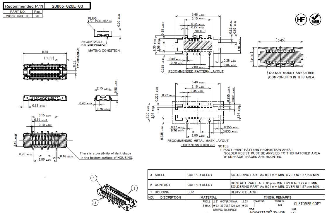 I-PEX 20864-020E-01 for sale