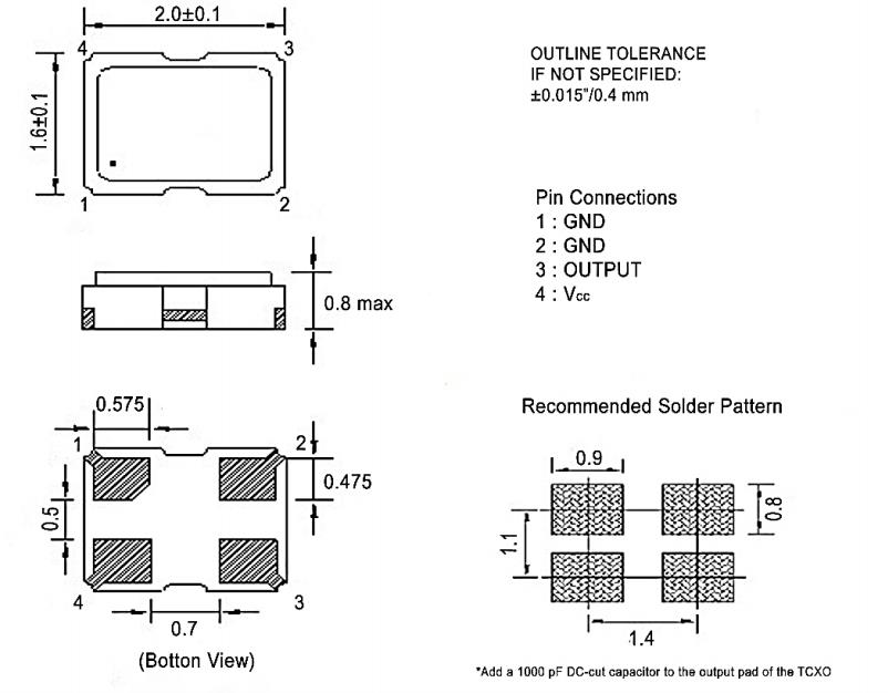 Raltron RTV-2016AF31O-S-26.000-TR for sale