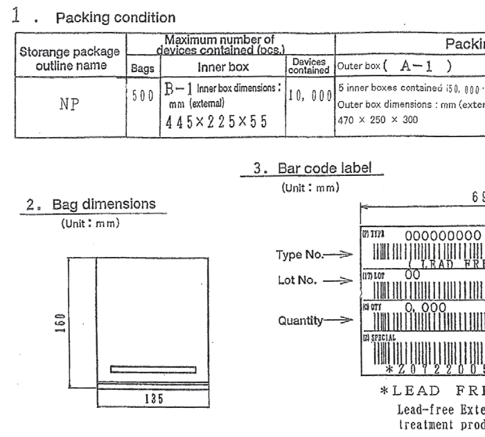 PANASONIC 2SD1835S-AA for sale