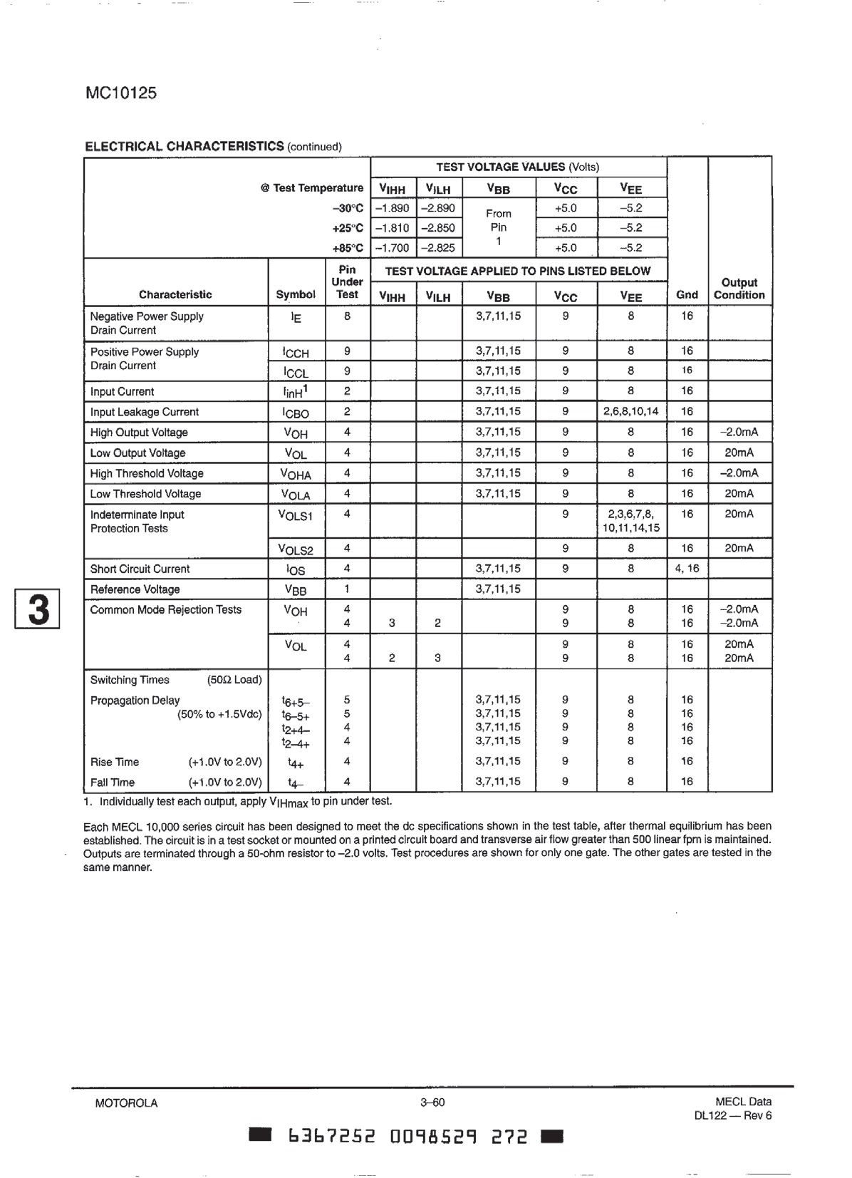 Rochester Electronics MC10125L for sale