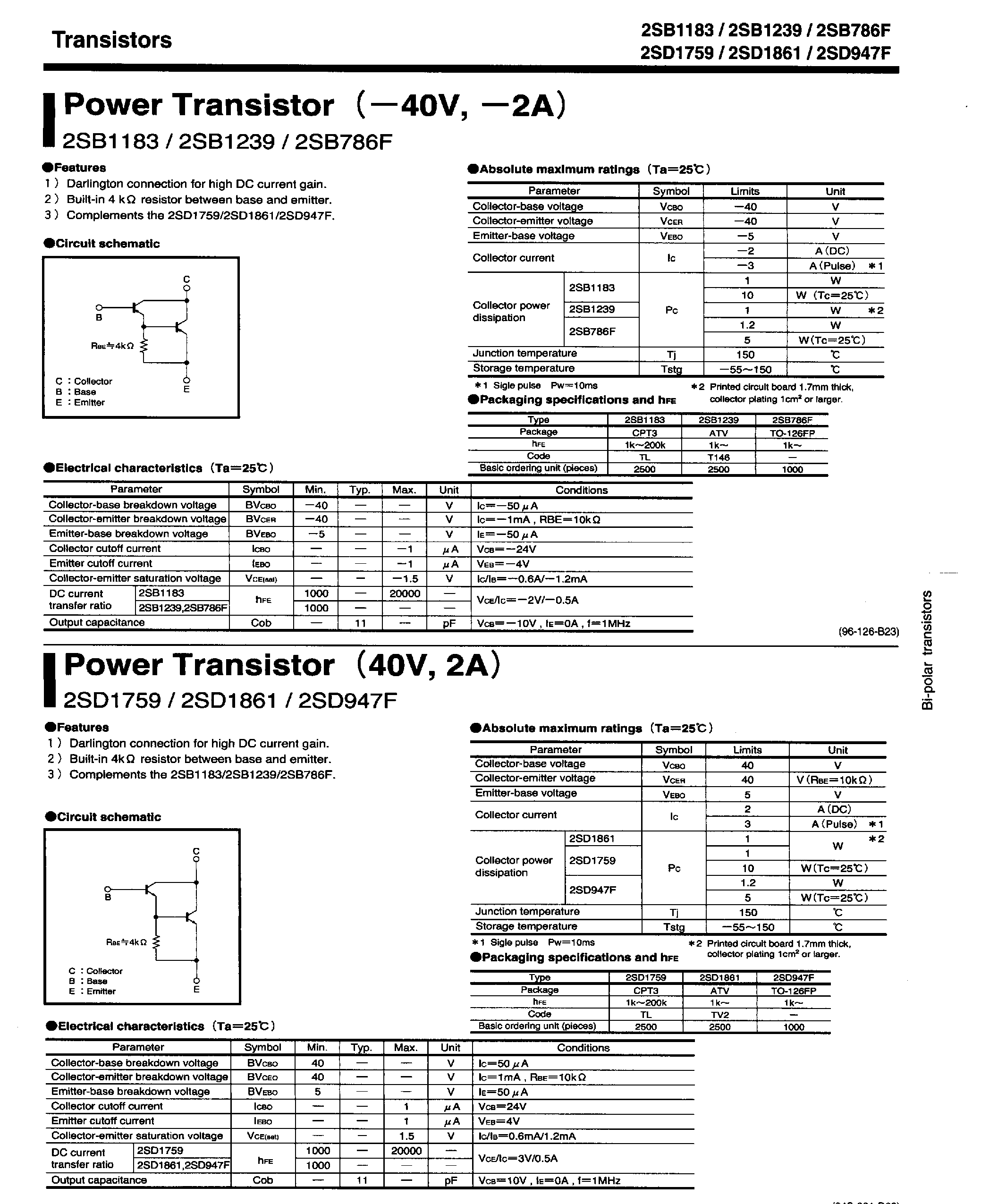 ROHM 2SB1183TL for sale