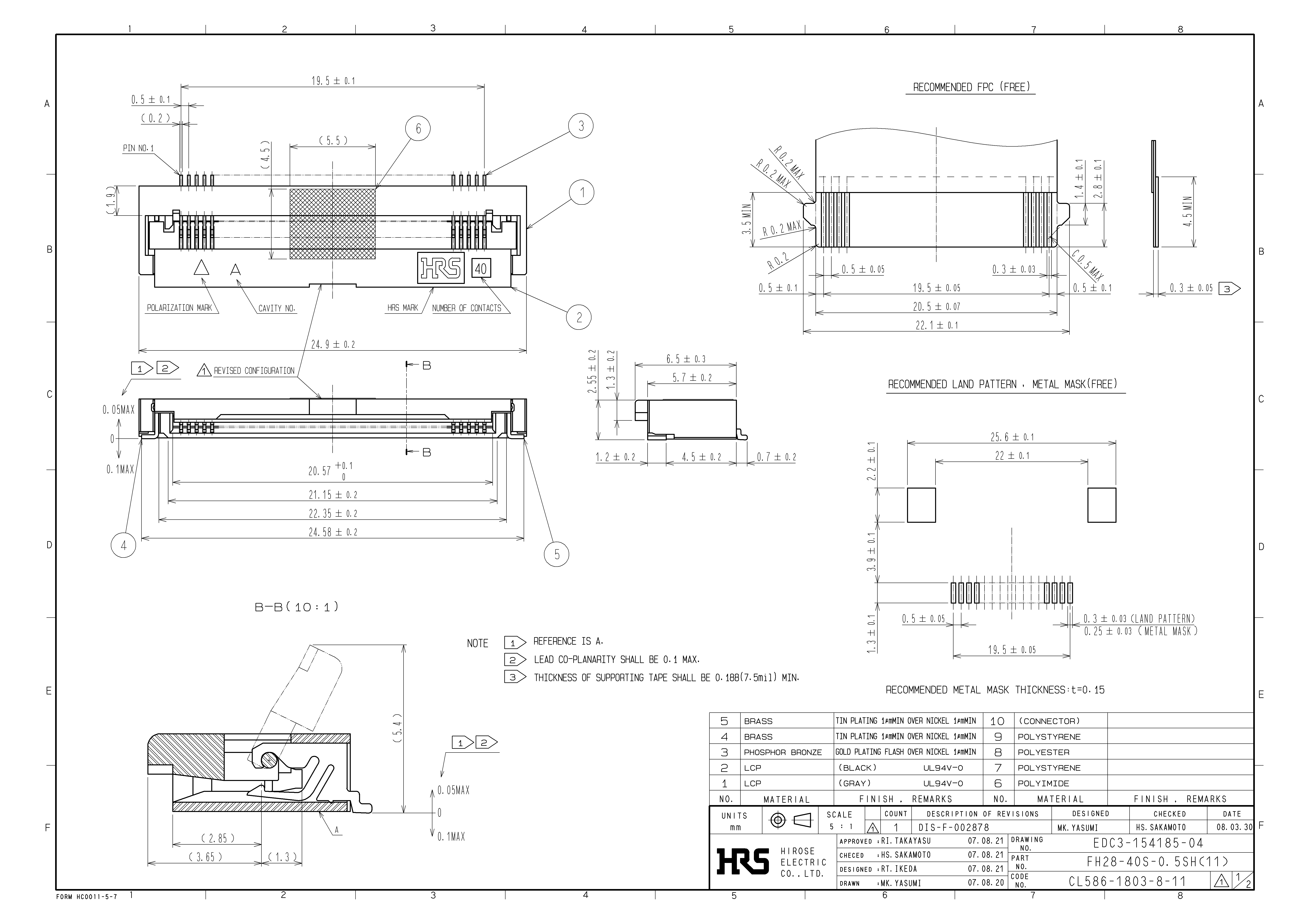 HRS FH28-40S-0.5SH(11) for sale