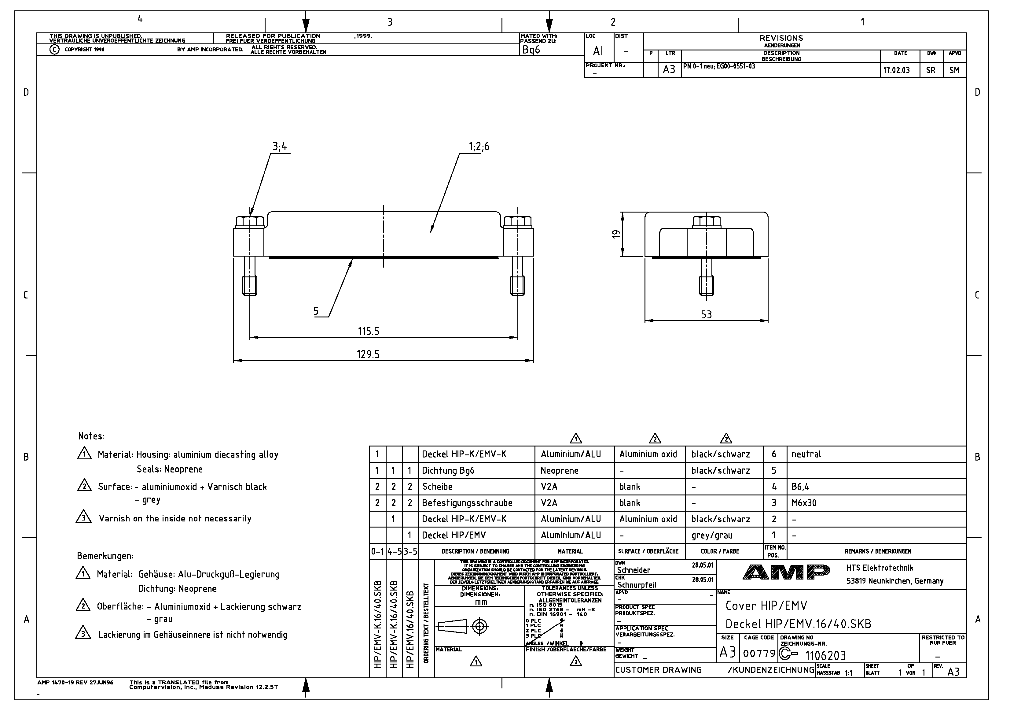 TE Connectivity 3-1106203-5 for sale