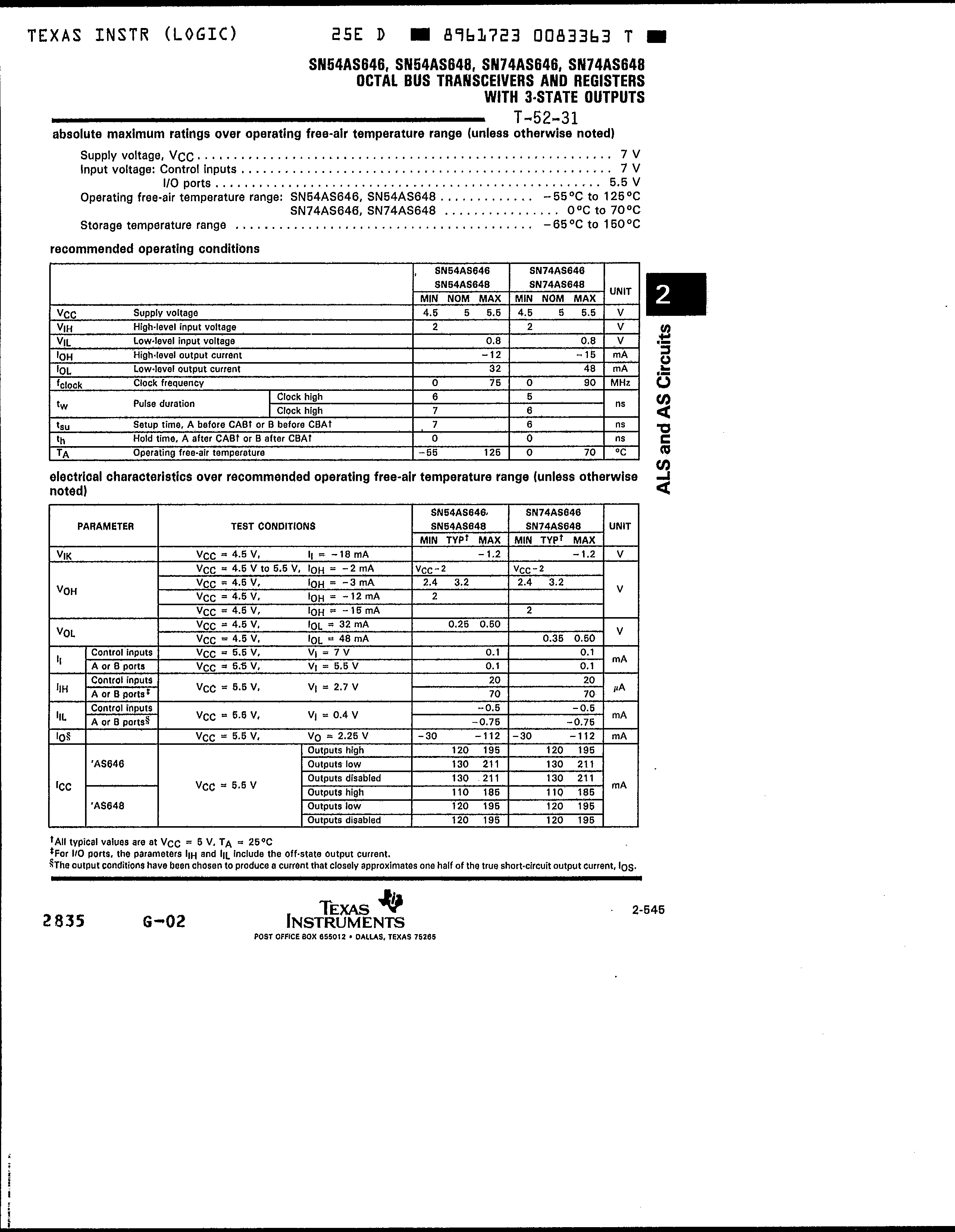 Rochester Electronics 74ALS647-1NT for sale