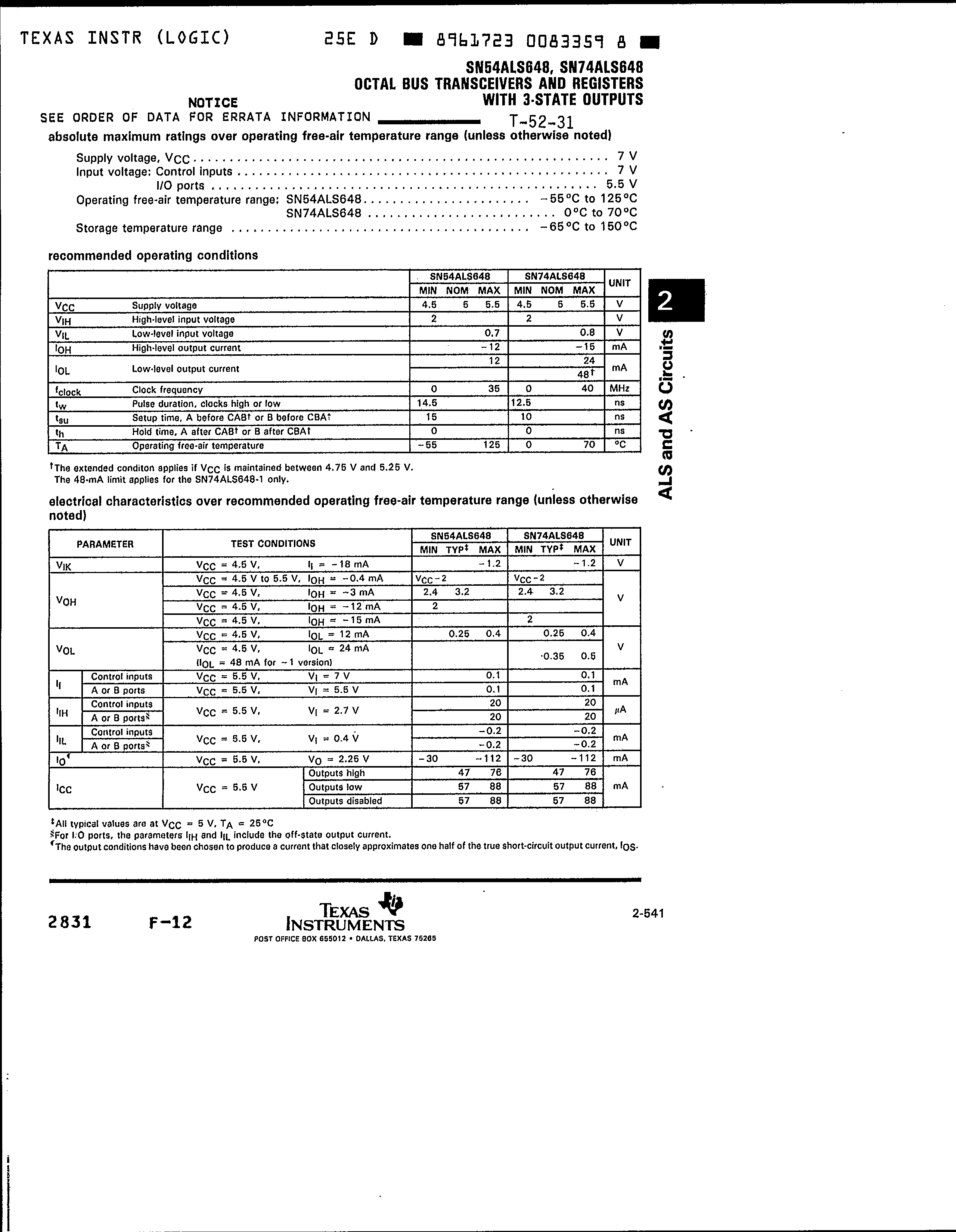 Rochester Electronics 74ALS647-1NT for sale