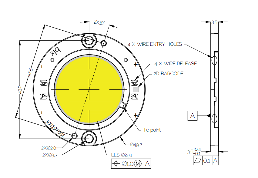 Bridgelux BXRC-30E10K0-D-82-SE for sale