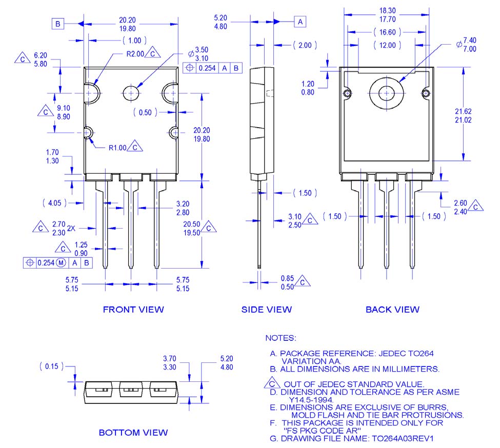 onsemi FGL35N120FTDTU for sale
