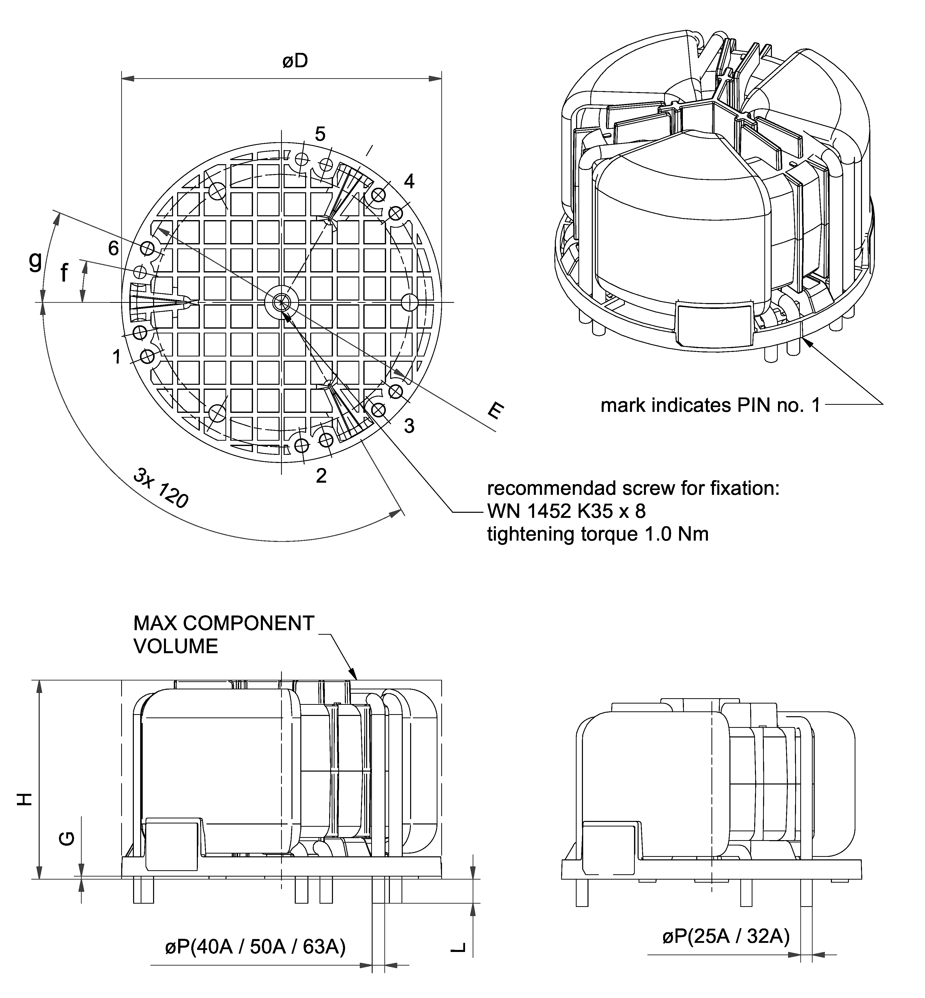 TE / Schaffner RT8522-10-6M0 for sale