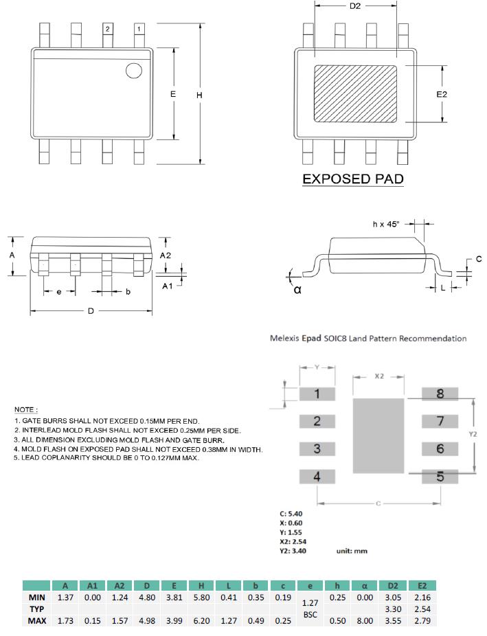 Melexis MLX81332 LLW-BMC-202-RE for sale