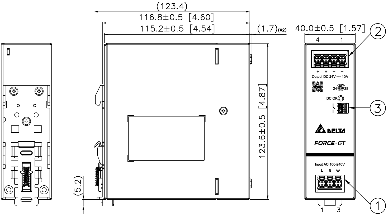 DELTA DRF-24V240W1GBA for sale