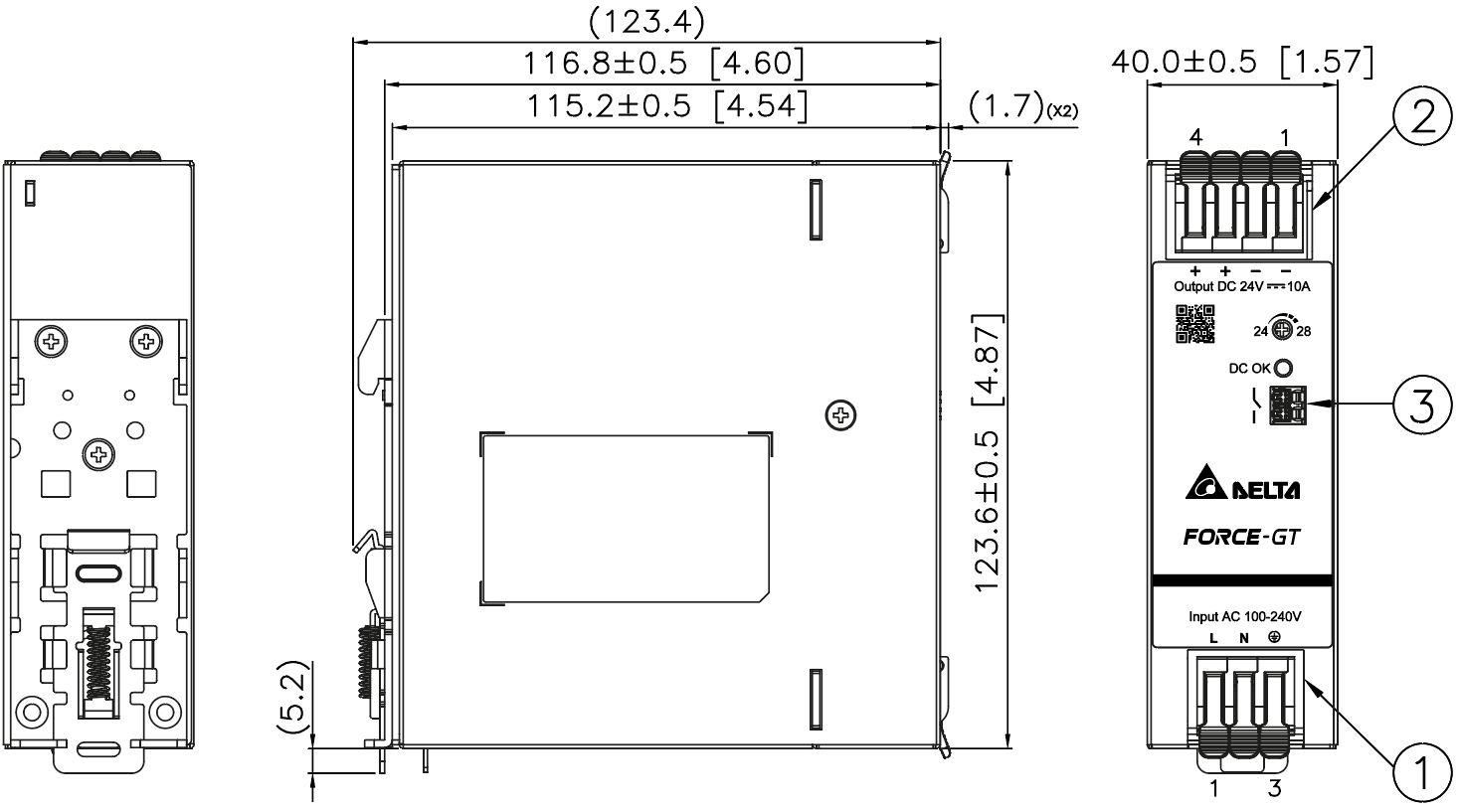 DELTA DRF-24V240W1GBA for sale