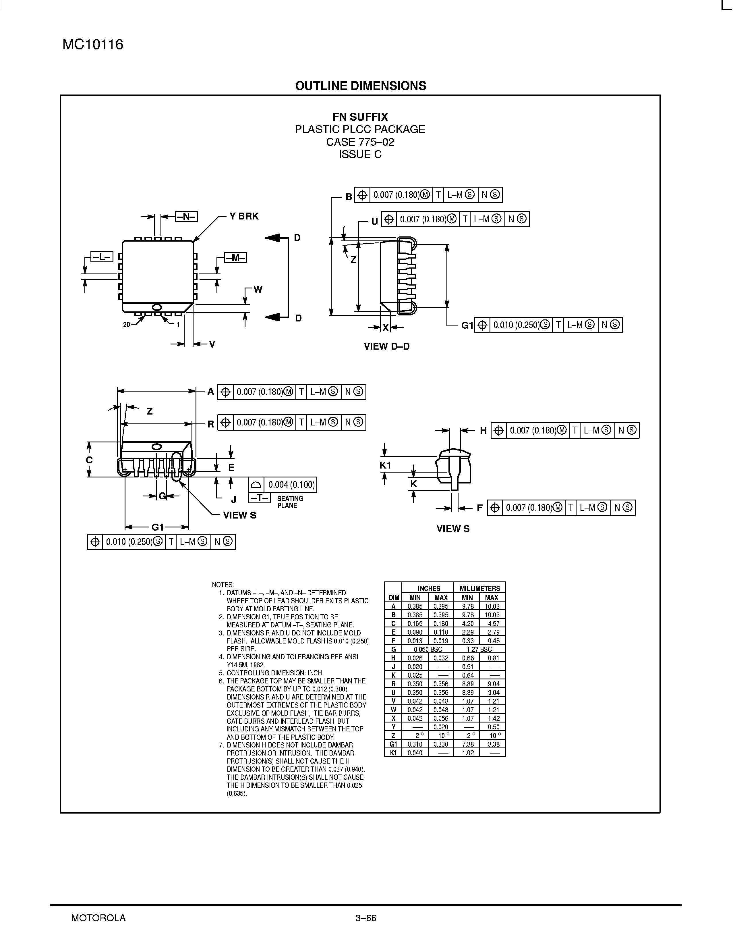 Rochester Electronics MC10116FNR2 for sale