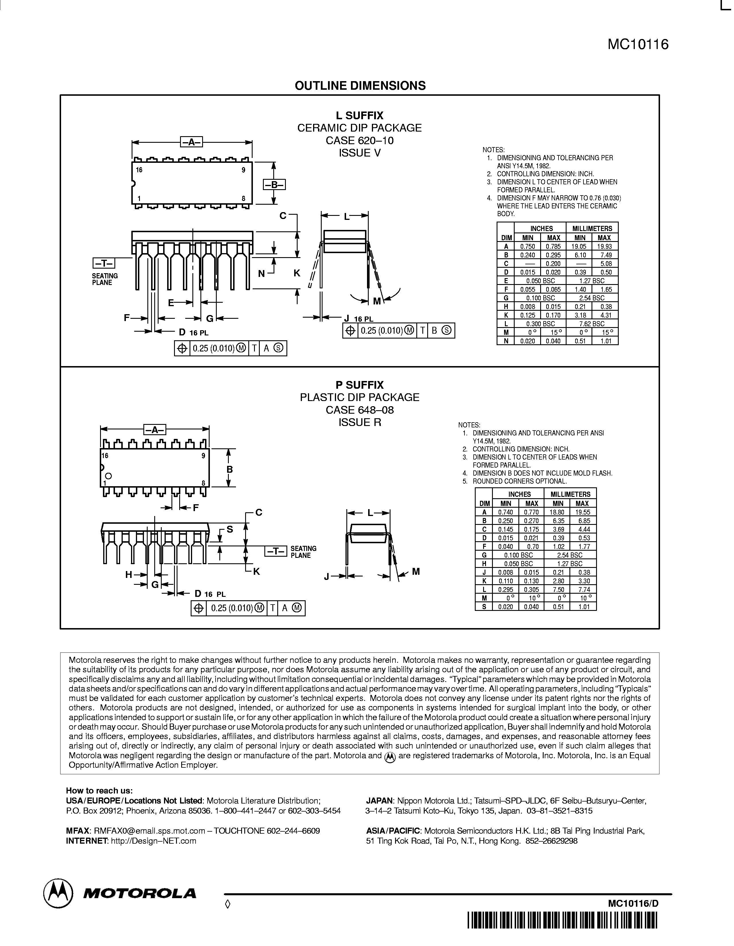Rochester Electronics MC10116FNR2 for sale