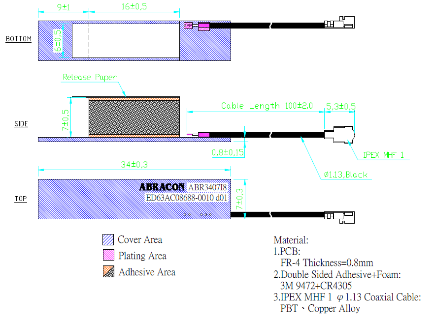 ABRACON ABR3407I8-0100S for sale