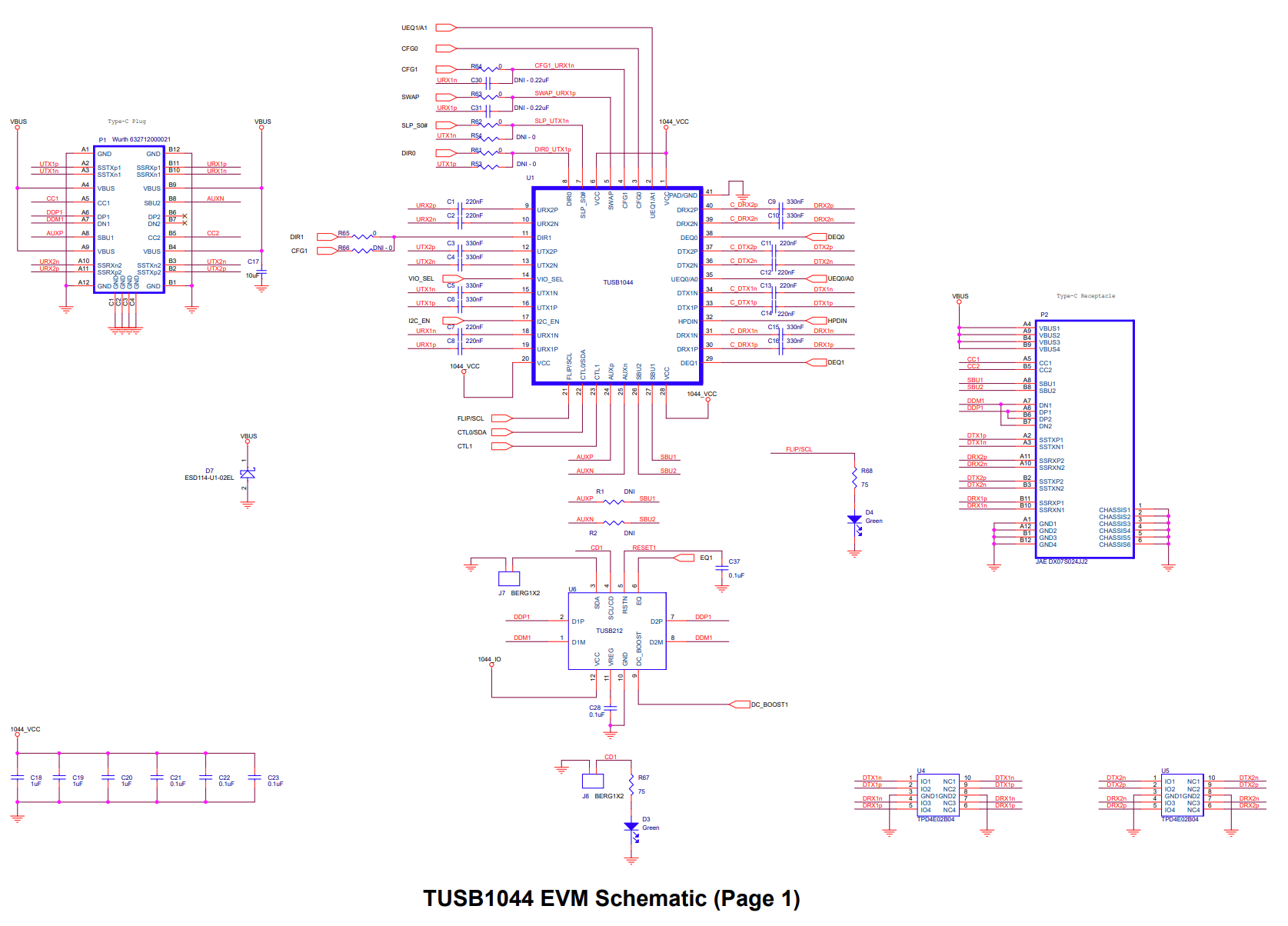 TI TUSB1044RNQEVM for sale