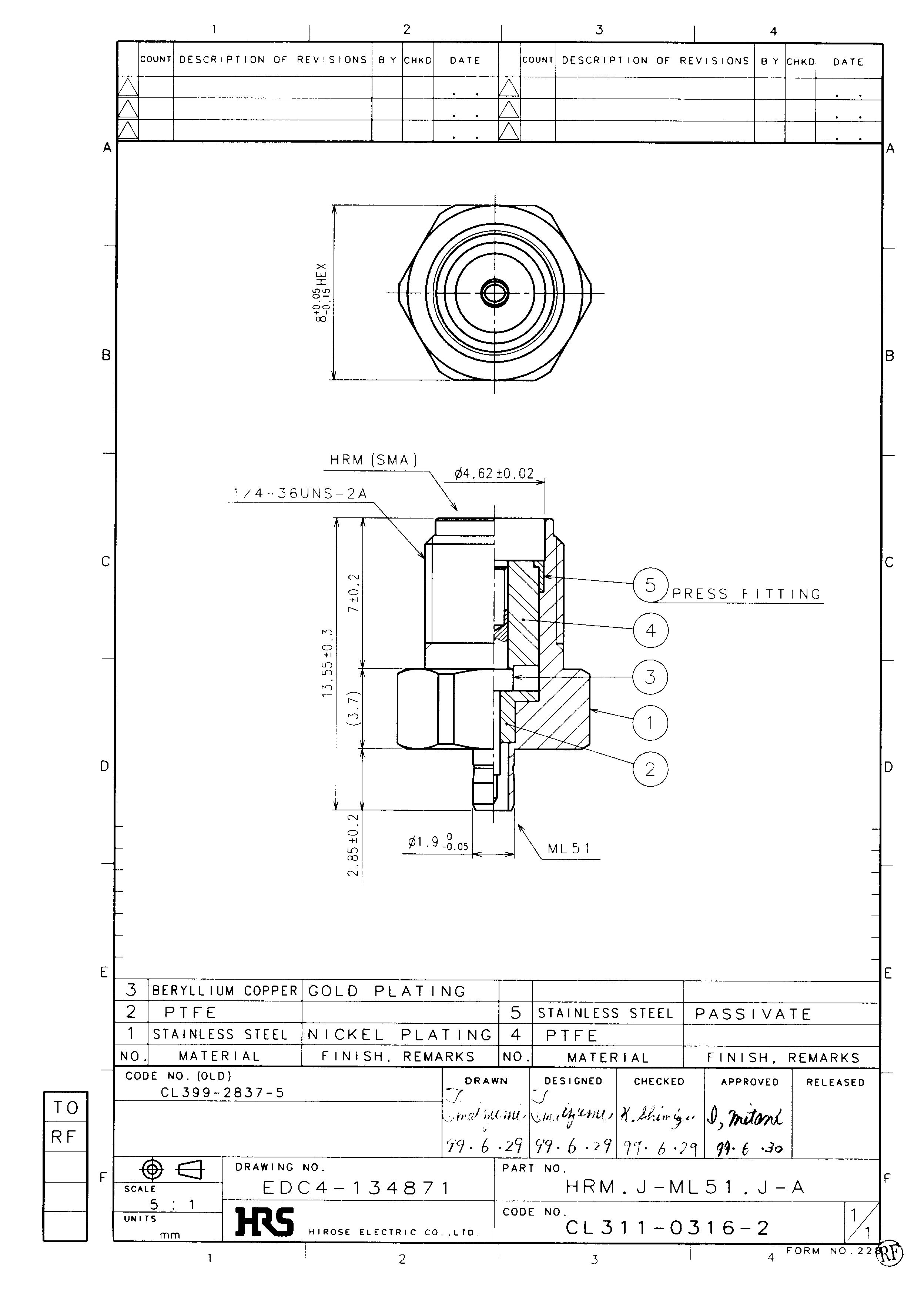 HRS HRM.J-ML51.J-A for sale