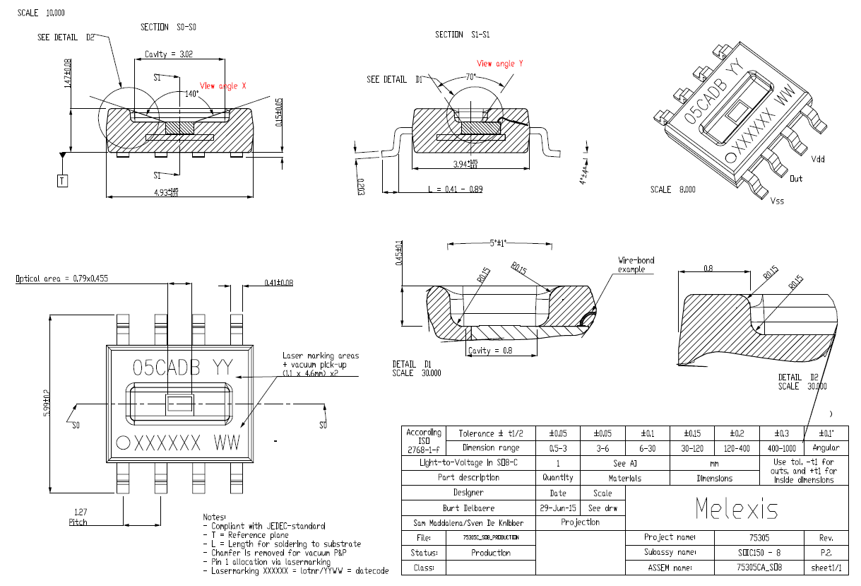 Melexis MLX75305KXD-AAA-000-TU for sale