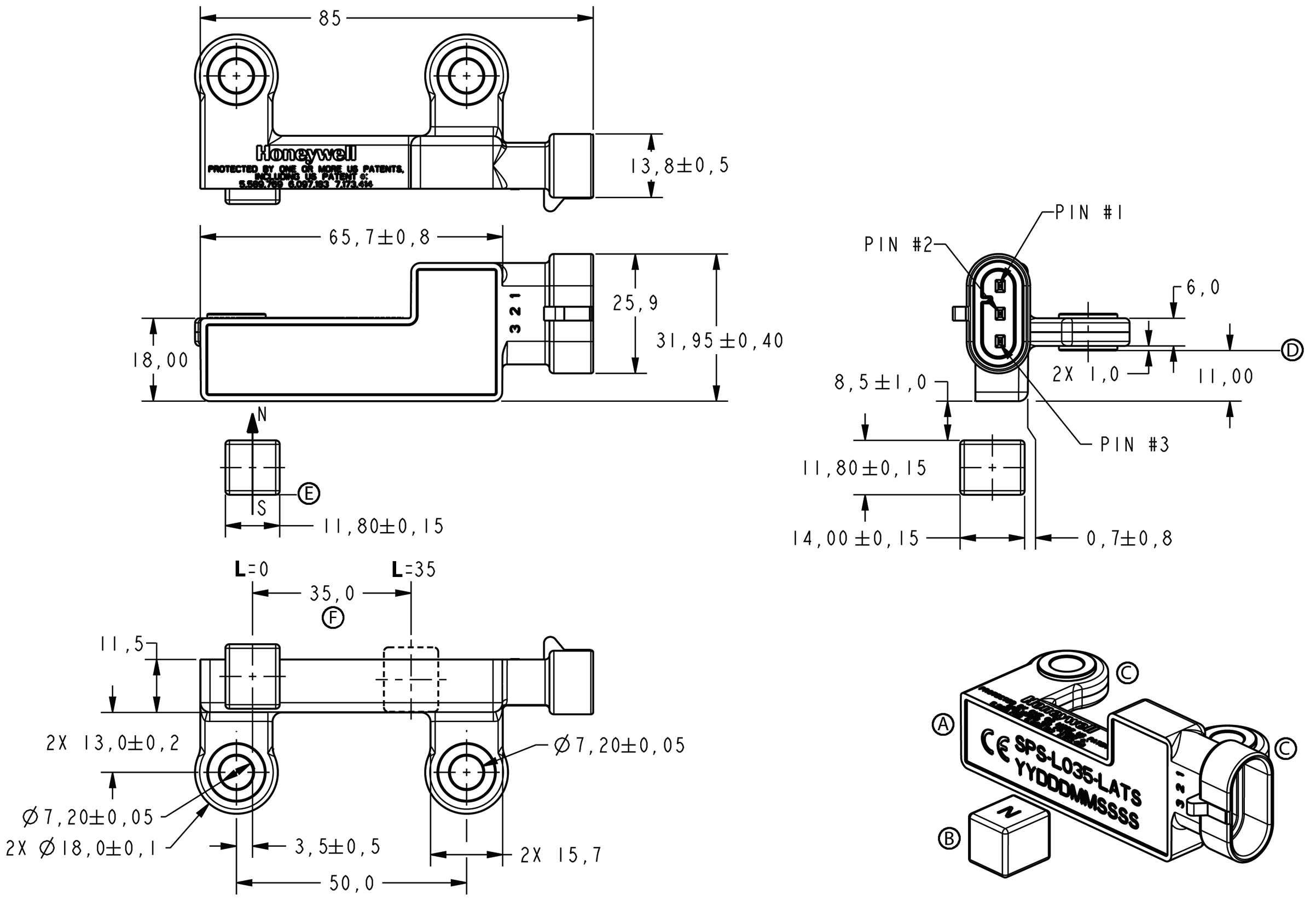 Honeywell SPS-L225-HALS for sale
