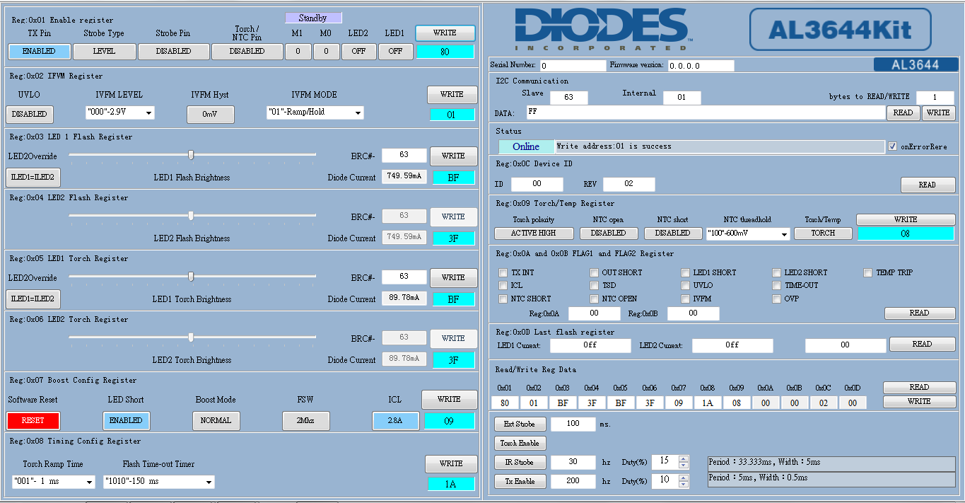 DIODES AL3644EV1 for sale