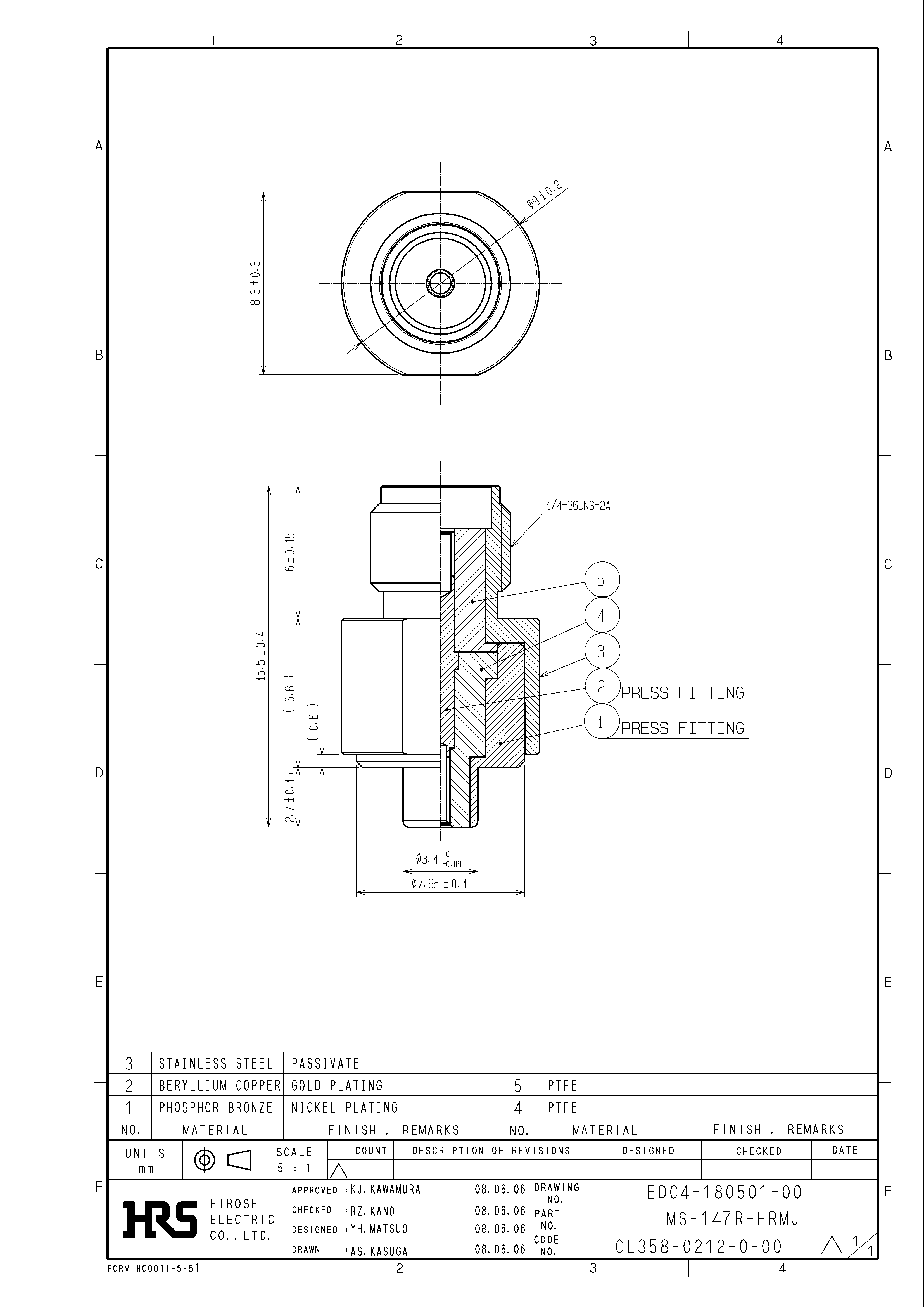 HRS MS-147R-HRMJ for sale