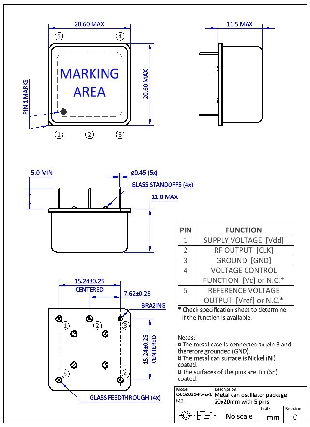 HCI OD20S5-50.000-50GDTABL for sale