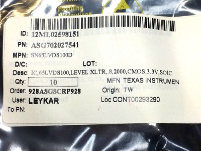 TI SN65LVDS100D for sale